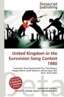 United Kingdom in the Eurovision Song Contest 1980 edito da Betascript Publishing