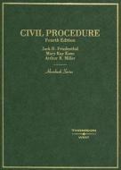Civil Procedure di Jack H. Friedenthal, Mary Kay Kane, Arthur R. Miller edito da West Group Publishing