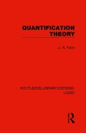 Quantification Theory di J. A. Faris edito da Taylor & Francis Ltd
