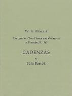 Cadenzas to Mozart's Concerto for 2 Pianos and Orchestra in E Flat Major, K. 365 di Bartok Bela edito da HAL LEONARD PUB CO