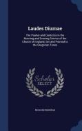Laudes Diurnae di Richard Redhead edito da Sagwan Press