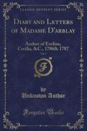 Diary And Letters Of Madame D\'arblay, Vol. 3 di Unknown Author edito da Forgotten Books