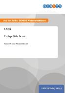 Preispolitik heute di E. Krug edito da GBI-Genios Verlag