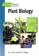 Instant Notes in Plant Biology di A. Lack, Andrew Lack edito da Springer