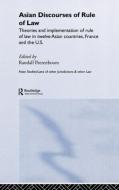 Asian Discourses of Rule of Law edito da Taylor & Francis Ltd