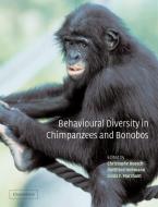 Behavioural Diversity in Chimpanzees and Bonobos di Linda Marchant edito da Cambridge University Press