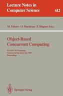 Object-Based Concurrent Computing edito da Springer Berlin Heidelberg