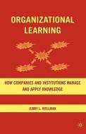 How Companies And Institutions Manage And Apply Knowledge di Jerry Wellman edito da Palgrave Macmillan