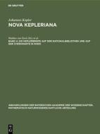 Nova Kepleriana, Band 4, Die Keplerbriefe auf der Nationalbibliothek und auf der Sternwarte in Paris di Johannes Kepler edito da De Gruyter