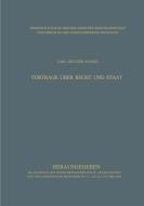 Vorträge über Recht und Staat di Carl Gottlieb Svarez edito da VS Verlag für Sozialwissenschaften