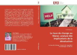 Le taux de change au Maroc: analyse des implications de la dévaluation di Fatiha Regragui edito da Editions universitaires europeennes EUE