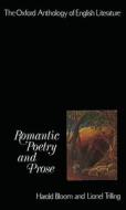 Romantic Poetry and Prose di Harold Bloom edito da OUP USA