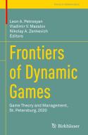 Frontiers Of Dynamic Games edito da Springer Nature Switzerland AG