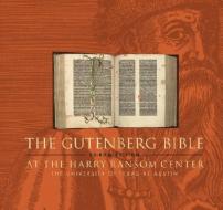 The Gutenberg Bible at the Harry Ransom Center: CD-ROM Edition edito da Harry Ransom Humanities Research Center
