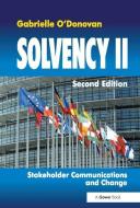 Solvency II di Gabrielle O'Donovan edito da Taylor & Francis Ltd
