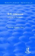 : D.h. Lawrence (1983) di Thomas Jackson Rice edito da Taylor & Francis Ltd