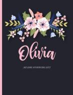 Olivia: Floral Personalized Lined Journal with Inspirational Quotes di Panda Studio edito da INDEPENDENTLY PUBLISHED