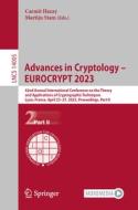 Advances in Cryptology ¿ EUROCRYPT 2023 edito da Springer Nature Switzerland