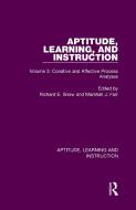 Aptitude, Learning, And Instruction edito da Taylor & Francis Ltd