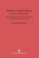 Holmes-Laski Letters, Volume II, (1926-1935) edito da Harvard University Press