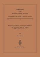 Registrierung und Analyse Erdmagnetischer Pulsationen der Polarlichtzone sowie ein Vergleich mit Bremsstrahlungsmessunge di K. Wilhelm edito da Springer Berlin Heidelberg