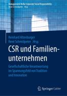 CSR und Familienunternehmen edito da Springer-Verlag GmbH