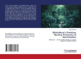 Silviculture's Practices Nursery Protocols of Germination di Henry Kaomara edito da LAP LAMBERT Academic Publishing