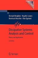 DISSIPATIVE SYSTEMS ANALYSIS & di Bernard Brogliato, Rogelio Lozano, Bernhard Maschke edito da Springer-Verlag GmbH