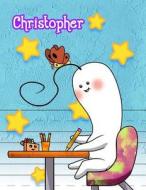 Christopher: Personalized Book with Child's Name, Primary Writing Tablet, 65 Sheets of Practice Paper, 1 Ruling, Preschool, Kinderg di Black River Art edito da Createspace Independent Publishing Platform