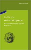 Recht durch Eigentum di Hendrikje Carius edito da de Gruyter Oldenbourg