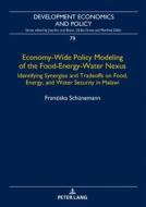 Economy-Wide Policy Modeling of the Food-Energy-Water Nexus di Franziska Schünemann edito da Lang, Peter GmbH