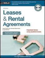 Leases & Rental Agreements [With CDROM] di Marcia Stewart, Ralph Warner, Janet Portman edito da NOLO