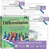 Applying Differentiation Strategies, Secondary, Professional Development [With DVD] di Wendy Conklin edito da Shell Education Pub