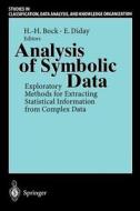 Analysis of Symbolic Data di H. H. Bock edito da Springer Berlin Heidelberg