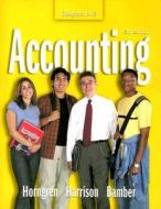 Accounting Chapters 1-13 [With CDROM] di Charles T. Horngren, Walter T. Harrison, Linda Smith Bamber edito da Pearson Prentice Hall