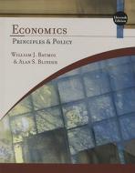 Economics Prin Policy di BAUMOL BLINDER edito da Cengage Learning