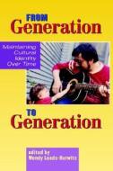 From Generation To Generation edito da Hampton Press