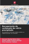 Recuperação de carbonato de cálcio precipitado di Gervais Martial Bella Oden edito da Edições Nosso Conhecimento