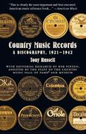 Russell, T: Country Music Records di Tony Russell edito da OUP USA