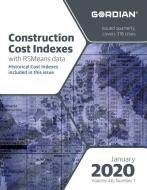 Construction Cost Index with Rsmeans Data - January: 60140a edito da R S MEANS CO INC