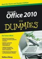 Office 2010 für Dummies di Wallace Wang edito da Wiley VCH Verlag GmbH