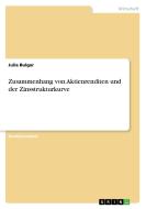 Zusammenhang von Aktienrenditen und der Zinsstrukturkurve di Julia Bulgar edito da GRIN Verlag