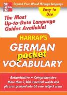 Harrap's Pocket German Vocabulary edito da Mcgraw-hill Education - Europe