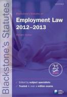 Blackstone's Statutes On Employment Law edito da Oxford University Press