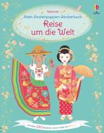 Mein Anziehpuppen-Stickerbuch: Reise um die Welt di Emily Bone edito da Usborne Verlag