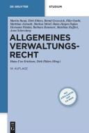 Allgemeines Verwaltungsrecht edito da De Gruyter