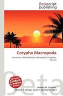 Corypha Macropoda edito da Betascript Publishing