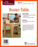 Fine Woodworking's Router Table Plan di Fine Woodworking edito da Taunton Press
