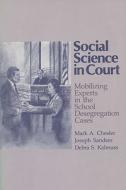 Social Science In Court edito da University Of Wisconsin Press