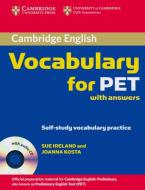 Cambridge Vocabulary for PET edito da Klett Sprachen GmbH